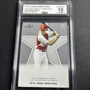 Pete Crow-Armstark 2019 Leaf Perfect Game CCG 10