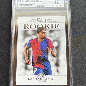 Lamine Yamal 2024 Leaf Rookie Achievements CCG 10 RC