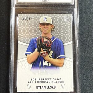 Dylan Lesko 2021 Leaf Perfect Game CCG 10 RC