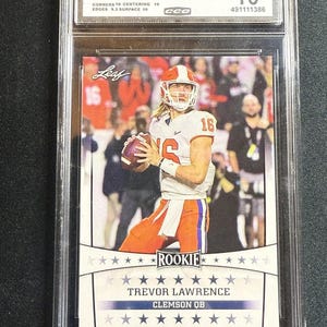 Trevor Lawrence 2021 Leaf Rookie Stars CCG 10 RC