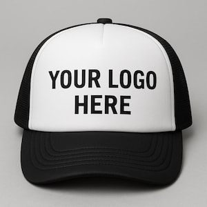 12 Custom trucker hats with 1 design