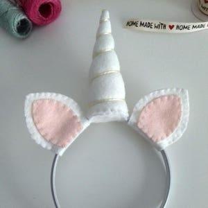 Unicorn Horn Headband with ears, Unicorn Photo Props, Toddler Unicorn Headband, unicorn baby shower, unicorn costume, narwhal, unicorn party