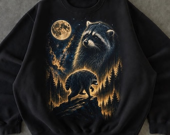 Jimothy The Raccoon Moon Sweatshirt, Viral Seattle Raccoon Crewneck, Jimothy Summer Trash Panda Sweater