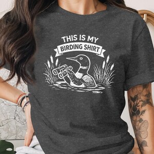 Funny Birding Shirt, This Is My Birding Shirt, Cute Birdwatching Shirt, Birder Gift, Nature Lover T-Shirt, Bird Watcher Tee, Novelty Bird