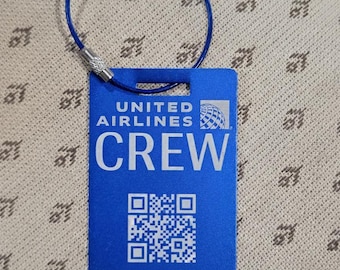 Custom, High Quality, Metal Bag Tag –Engraved QR Code Luggage Tag – Airline & Travelers