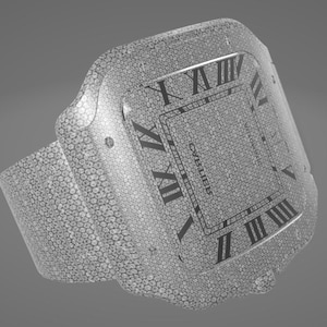 Iced Out "Cartier" Armbanduhr - FiveM - Individuell einstellbar