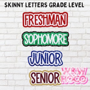 Class Homecoming Cutout, Choose Freshman, Sophomore, Junior, or Senior HOCO Glitter Cutout, Texas Homecoming, Choose Your Colors
