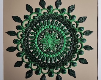 Large Quilled Mandala