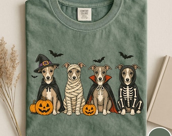 Comfort Colors® Halloween Italian Greyhound Shirt, Funny Italian Greyhound Shirt, Spooky Dog Lover Shirt, Cute Iggy Halloween Tee, Dog Lover