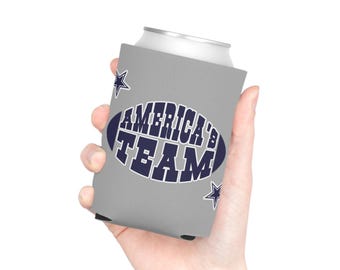 Football Fan Dosenkühler, America's Team Getränkehalter, Tailgate Zubehör, Sport Party Favor, Spieltag Essentials, Dallas Football Coozie