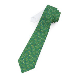 Tennis Necktie, Tennis Gift for Men, Tennis Themed Tie, Father&#39;s Day Gift, Male Tennis Coach Present, Sports Necktie