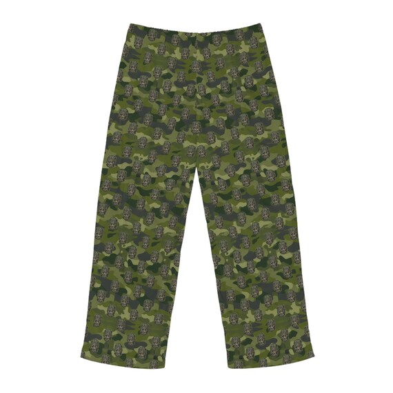 Camouflage Men's Pajama Pants, Relaxed Fit Loungewear, Comfortable