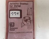Chocolate Liquid Enamel, Thompson Enamel, Enamel, Powdered Glass, Enameling Supplies, Kiln Enamel, Torch Enamel, 1 ounce sample enamel