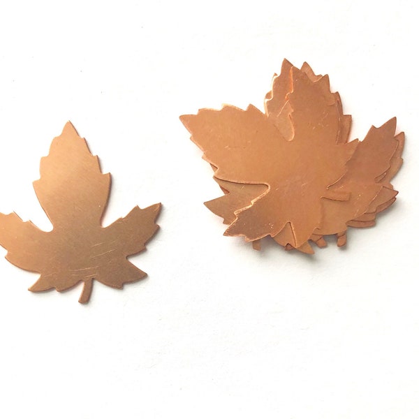 Copper Leaf Etsy