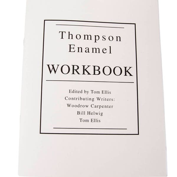 Thompson Enamel Workbook, Learn how to Enamel, Enameling Supplies, DIY Enameling, Thompson Enamel, Painting with Fire Studio, Enameling