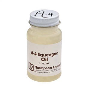 Squeegee Oil, A-4 Squeegee Oil, Thompson Enamel, 2 ounces