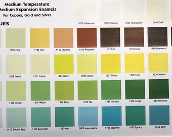 Pot standard Thompson Enamel 2 oz ou 8 oz, couleurs opaques, série 1000, émail vitreux, émail en poudre. Émail, Verre pour métal, Émaillage