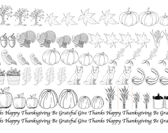 Fall, Decals, Thanksgiving Decals, Decal for Enamel, Image Transfer, Ceramic, Waterslide Decals,  Enamel Surface Design, Painting with Fire