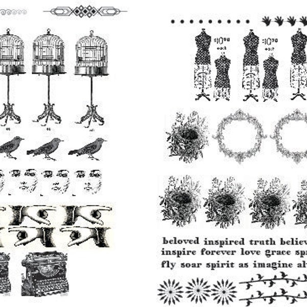 Fired Ceramic Decals Etsy