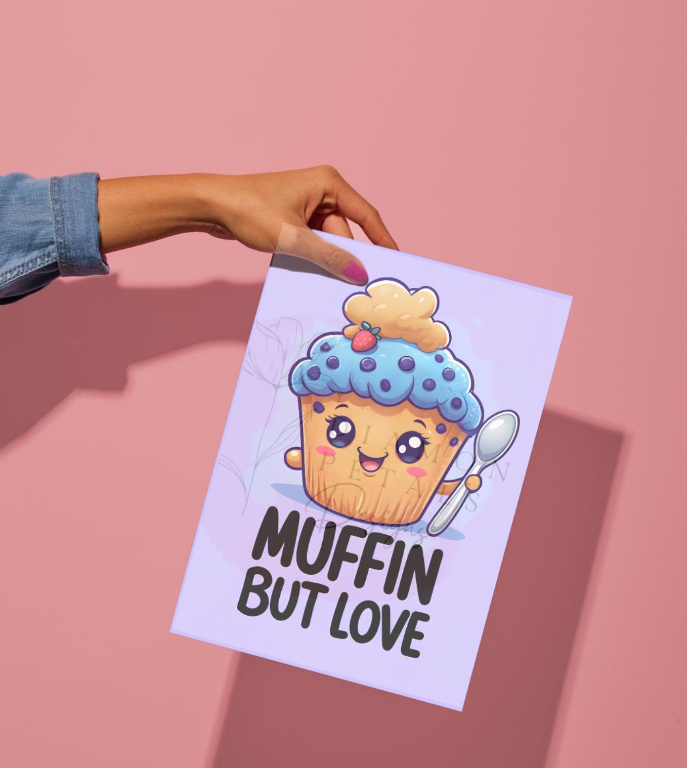 Cute Muffin Cartoon Digital Image (PNG), Muffin but Love, Perfect