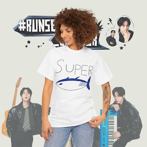 Jin Tour Tuna Unisex Heavy Cotton Shirt, Jin Custom Kpop Tee, Jin Tour 2025 Merch, Gift Ideas for Fangirls, Birthday Gift & Concert Merch