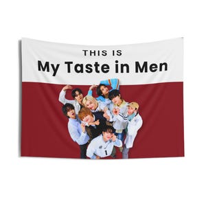 Skz Members Cute My Taste Concert Banner, Stray Kids Members Kpop Flag, Skz Tour 2025 Merch, Gift Ideas Stays, Birthday Gift & Concert Merch
