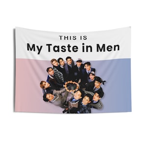 Svt Members My Taste Concert Banner, Seventeen Members Kpop Flag, Svt Tour 2025 Merch, Gift Ideas Carats, Birthday Gift & Concert Merch