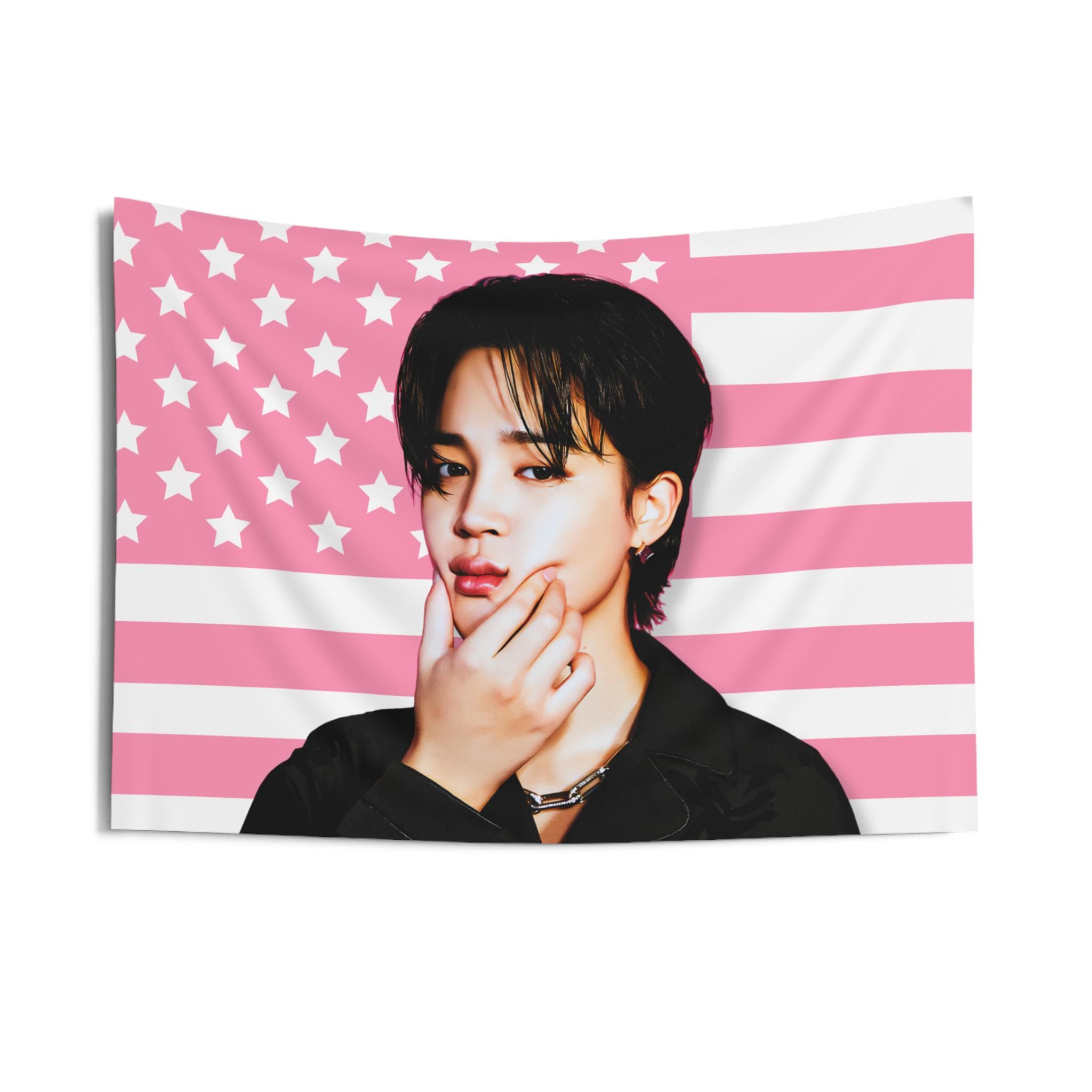 Jungkook Flag Pink - Etsy