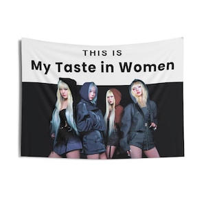Aespa Members My Taste Concert Banner, Armageddon Aespa Kpop Flag, Aespa Tour 2025 Merch, Gift Ideas for MY, Birthday Gift & Concert Merch