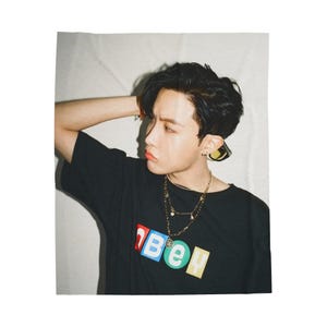 Bangtan Jhope Dynamite Obey Plush Blanket: Kpop Concert Tour Merch 2025