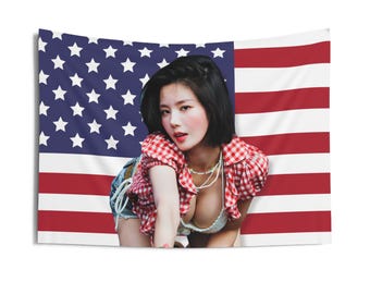 Kwon Eunbi Viral America Flag, Izone Members Kpop Flag, Kwon Eunbi 2025 Tour Merch, Gift Ideas Kpop Fans, Birthday Gift & Concert Merch