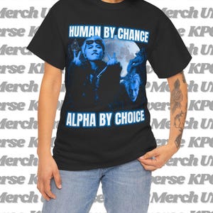 Ateez Hongjoong Alpha Wolf Meme Shirt - Atiny Kpop Merch
