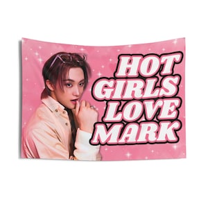 NCT 127 Mark Lee Banner: Kpop Idol Flag, Czennie Gift