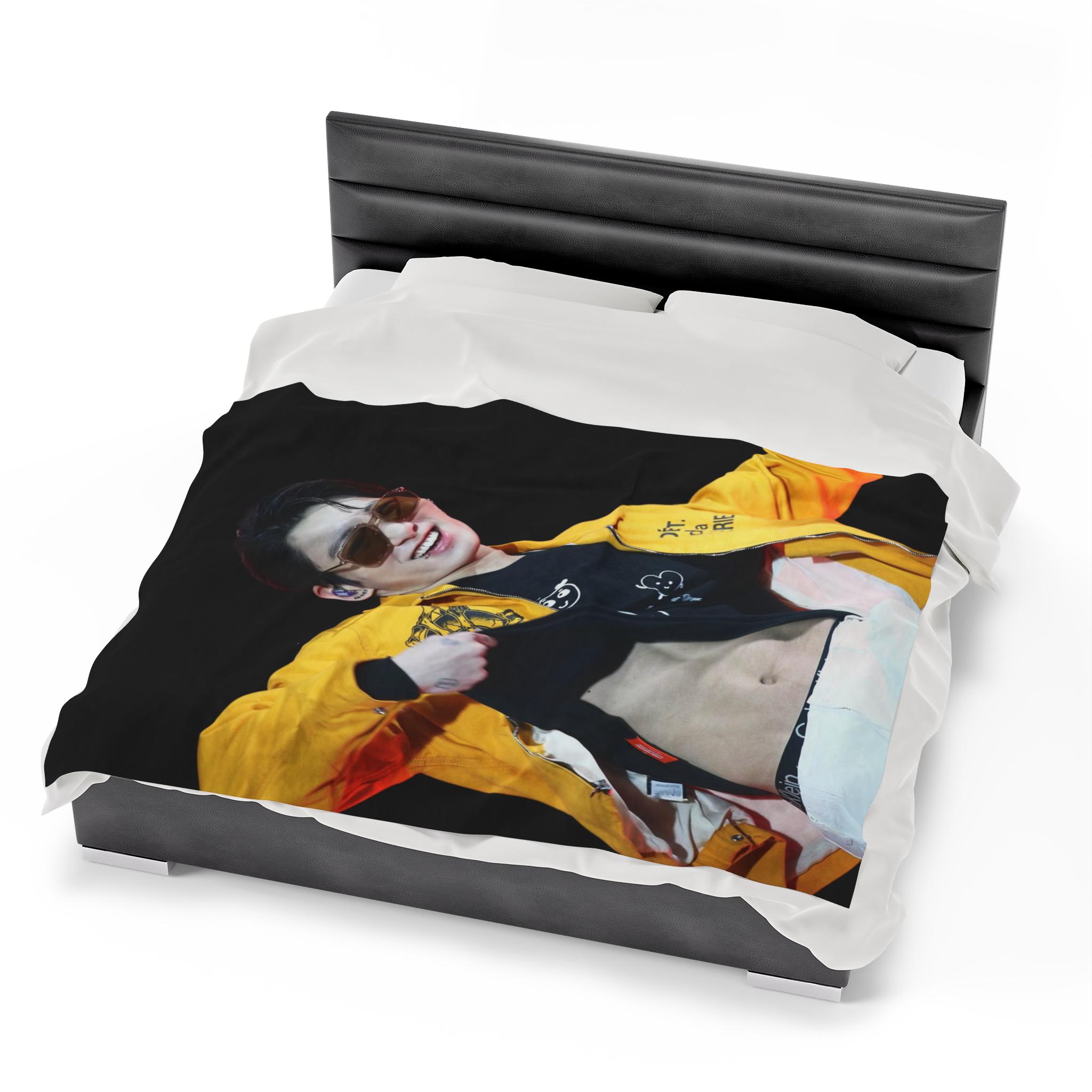防弾少年団 BLANKET Kpop Bts Fleece Blanket Super Soft Cozy Throw Blanket 50