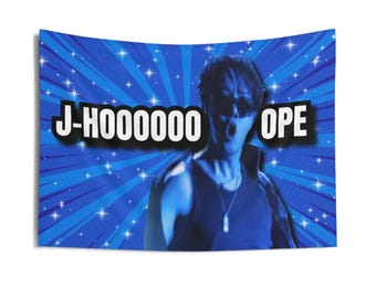 Jhope Meme Tapestry: Funny Kpop Concert Banner