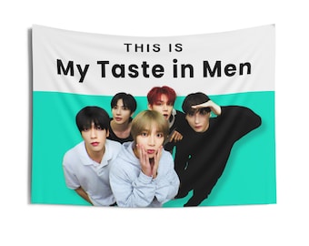 Txt Members Cute My Taste Concert Banner, Tubatu Kpop Flag, Txt Tour 2025 Merch, Gift Ideas for Fangirls, Birthday Gift & Concert Merch