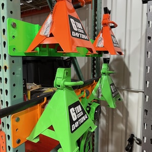 Jack Stand Storage Bracket - Tab and Slot