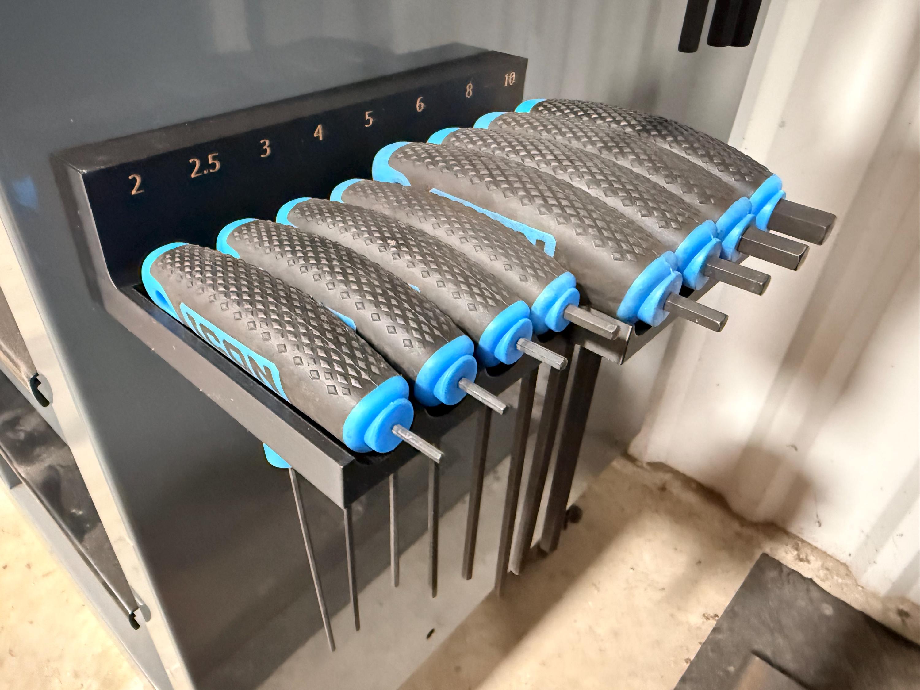 Transdev Metric Racks Digital 3D Print Files for Icon SAE, Metric, Torx T Handle Hex Key ...