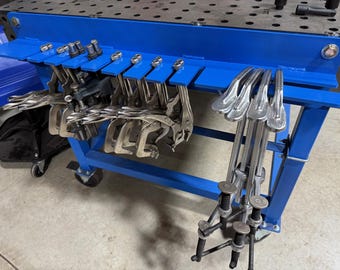 Digital Pattern Files for Fixture Table Clamp Storage Bracket