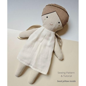 Guardian Angel Doll Sewing Pattern PDF | Comfort Doll with Lavender & Flax Seed Pillow | Handmade Fabric Toy Tutorial | Instant Download