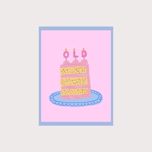 Carte d'anniversaire amusante – Encore une année, encore une tranche – Carte numérique imprimable A4 + PDF 5x7” – Téléchargement instantané