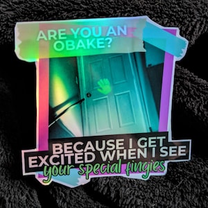 Obake Sticker | 6-Finger Pickup Line | Phasmophobia-Inspired