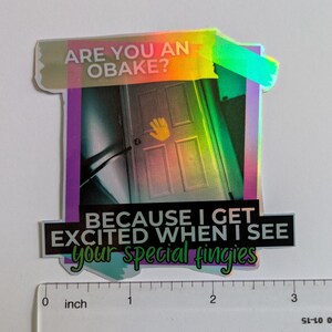 Obake Sticker | 6-Finger Pickup Line | Phasmophobia-Inspired image 4