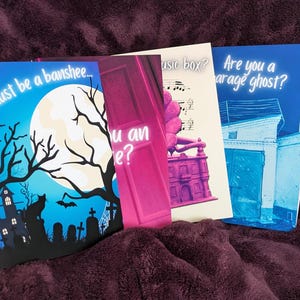 Cartões de saudação de cantadas engraçadas de fantasmas | Inspirado em Phasmofobia