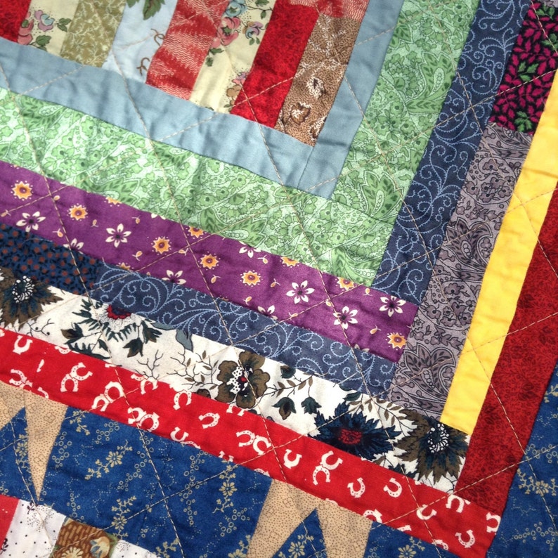 Quilt, Lap, Colorful Jewel image 2