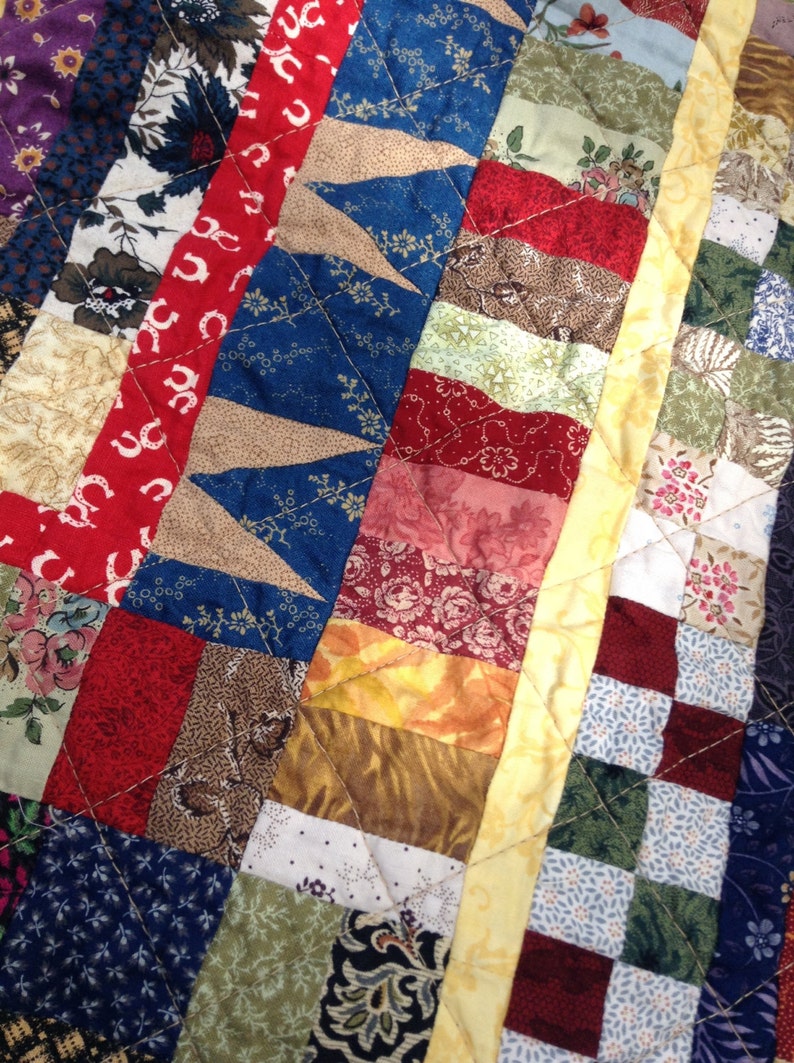 Quilt, Lap, Colorful Jewel image 1