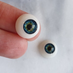 Reborn doll eyes 12mm / 0.47 inches - 1 pair midnight blue dolls eyes, plushie eyes, bjd eyes, toy eyes