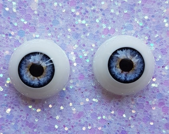 Half Round reborn poupée Optique Acrylique yeux-Vert 18 mm 22 mm 20 mm 