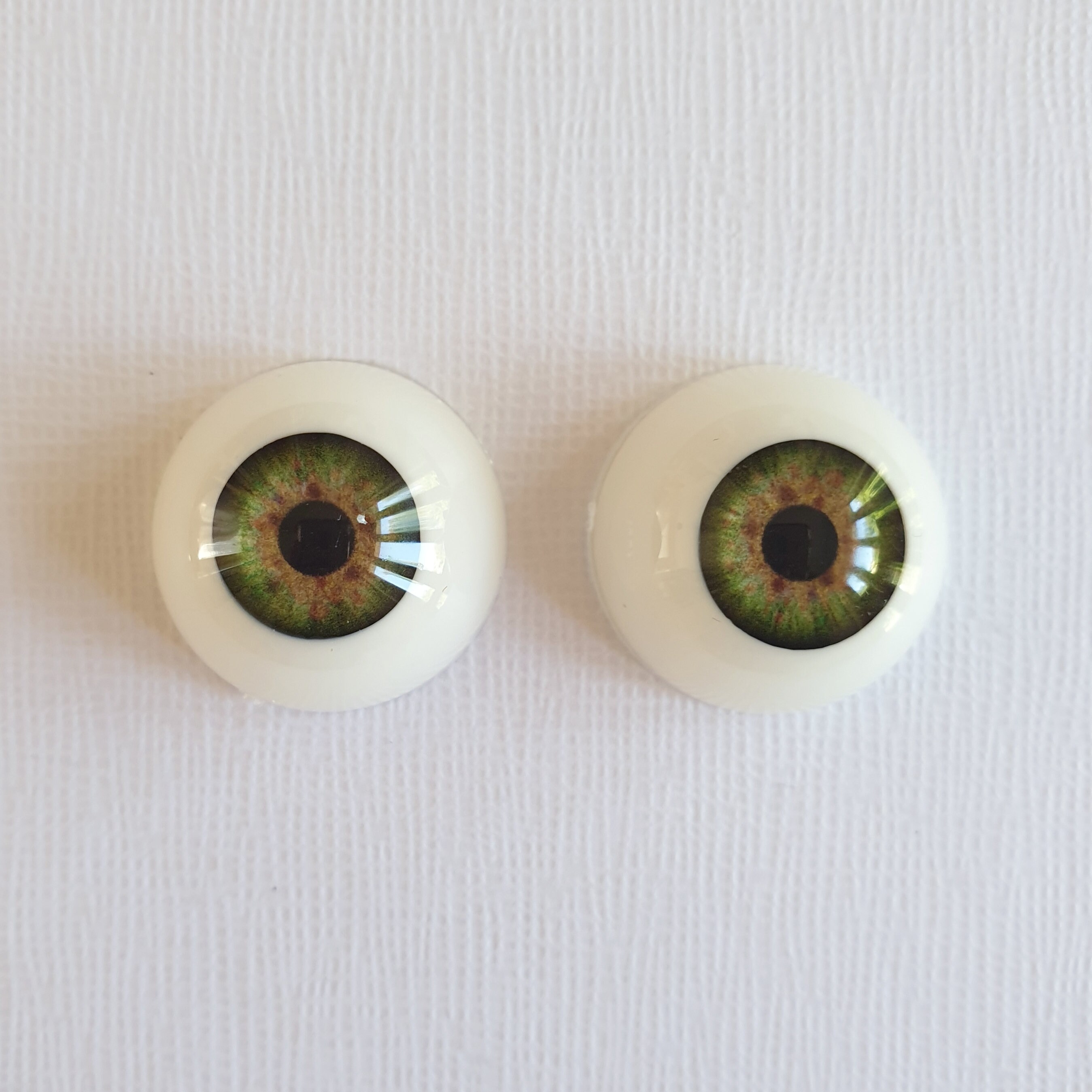 Reborn Doll Glass Eyes 24mm Green Etsy