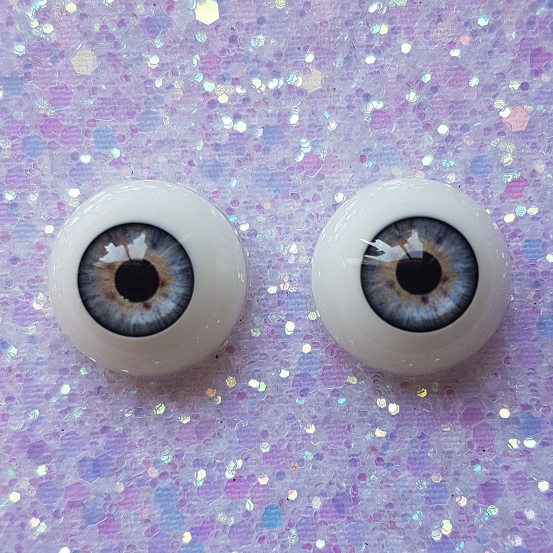 Reborn doll acrylic eyes 20 mm 1 pair gray for bjd crafts toy